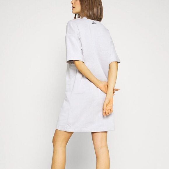 Nike Sportswear NSW Fleece Dress Platinum Gray New - Picture 7 of 14